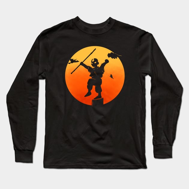 Karate Airbender Long Sleeve T-Shirt by Piercek25